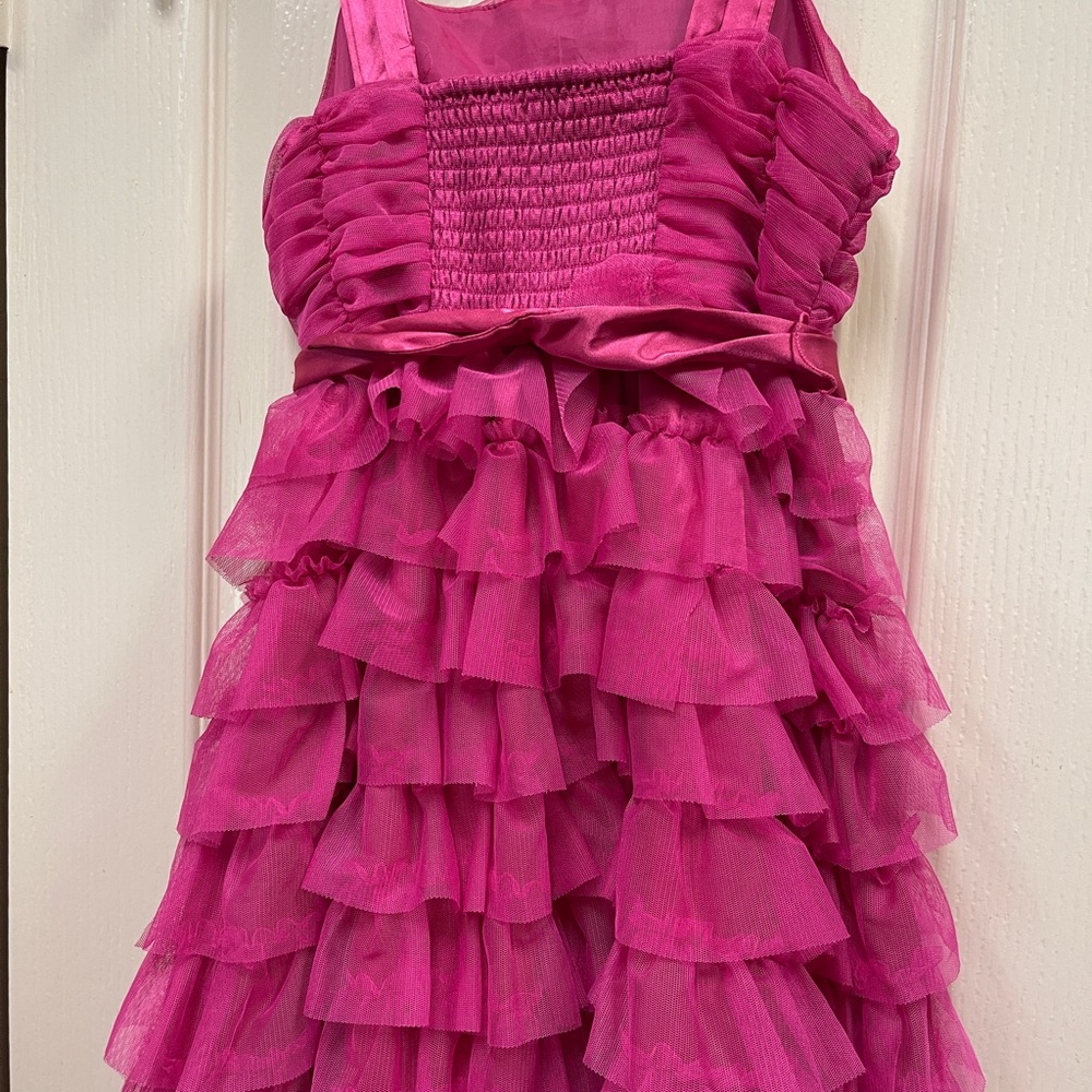 Girls Ruffled Layered Dress - Picture 2 of 6